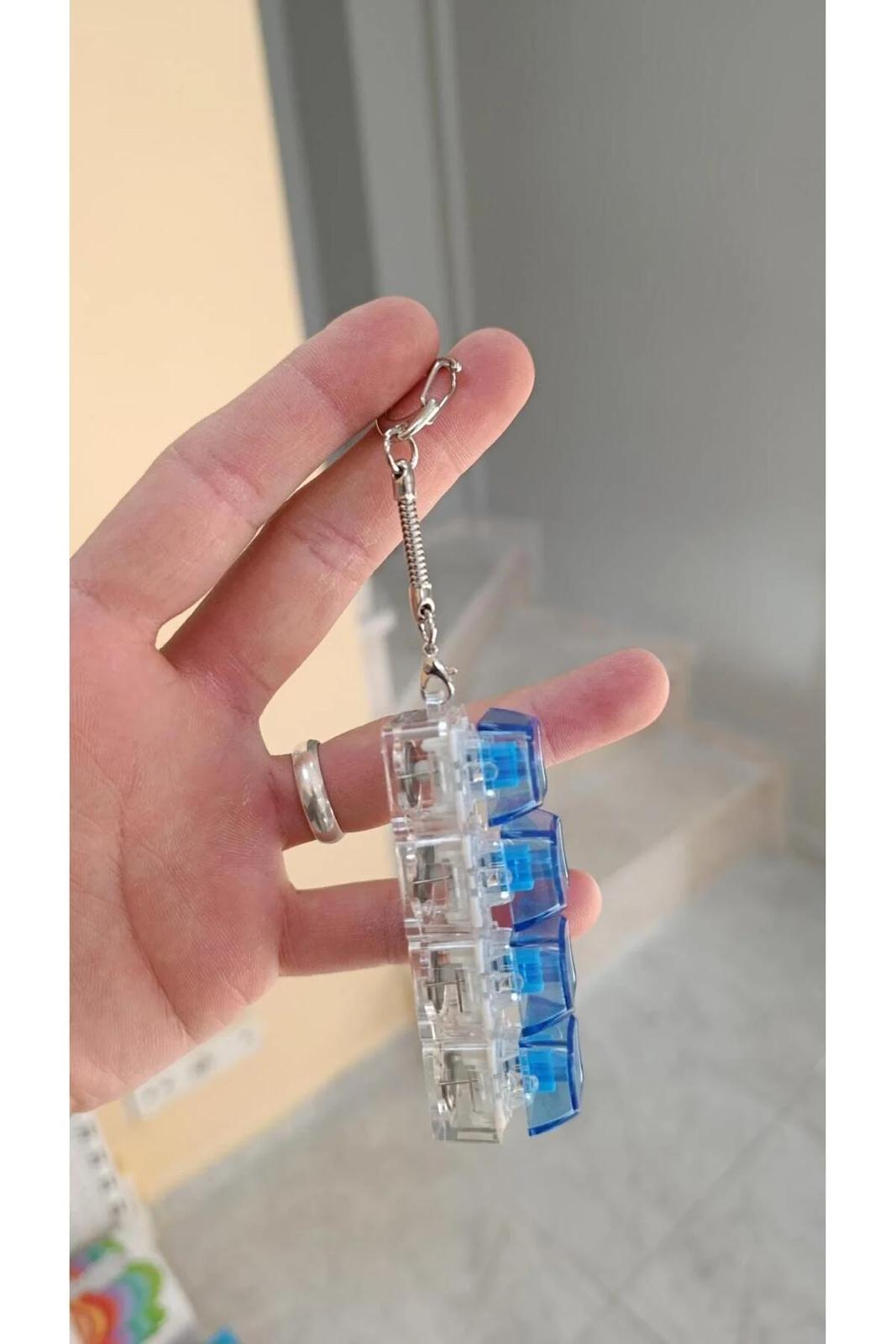 Stres atıcı tuş anahtarlık ışıklı