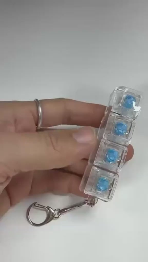 Stres atıcı tuş anahtarlık ışıklı